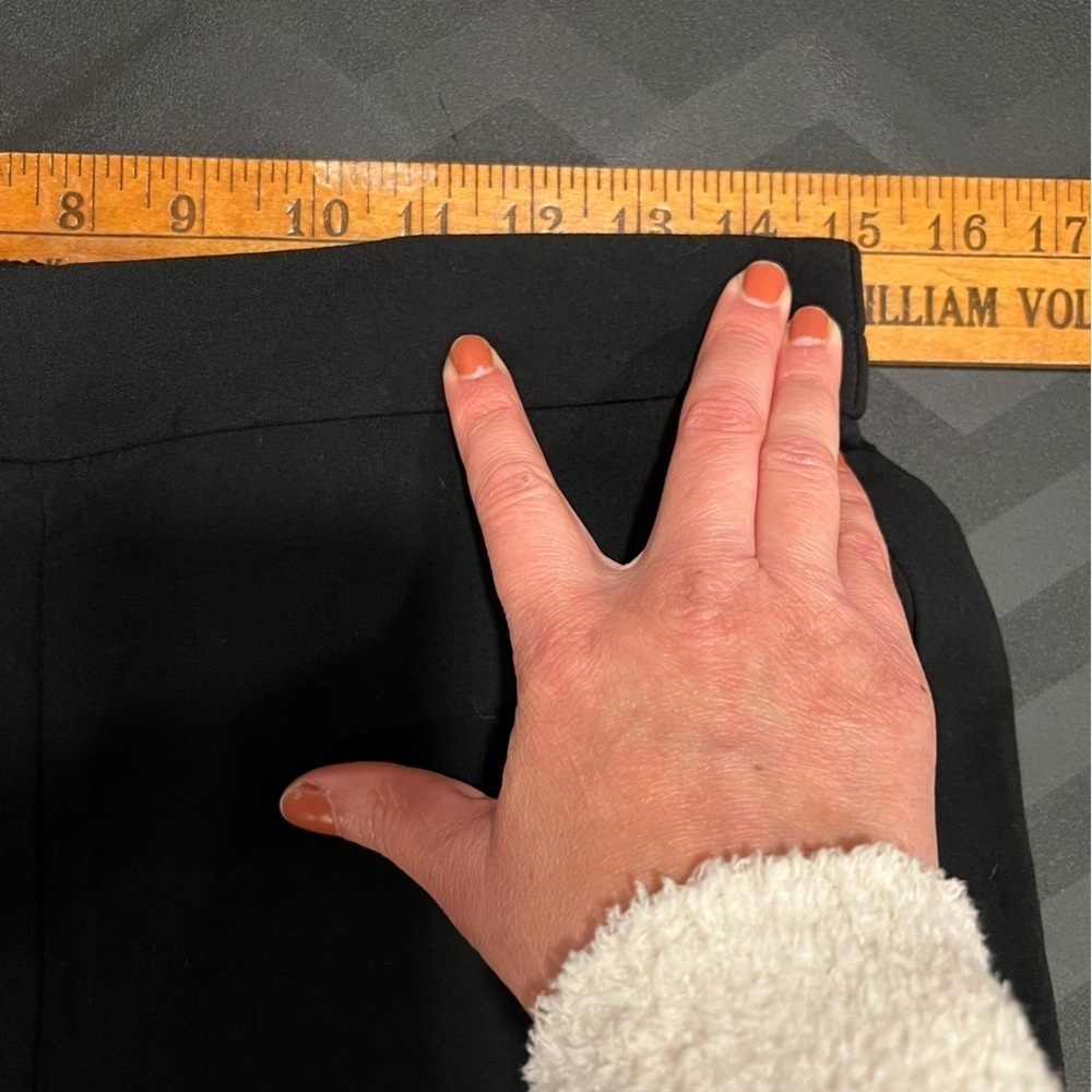 J. Crew Mercantile Black Pull On Flat Front Trouser Pants #C26 - Picture 12 of 12